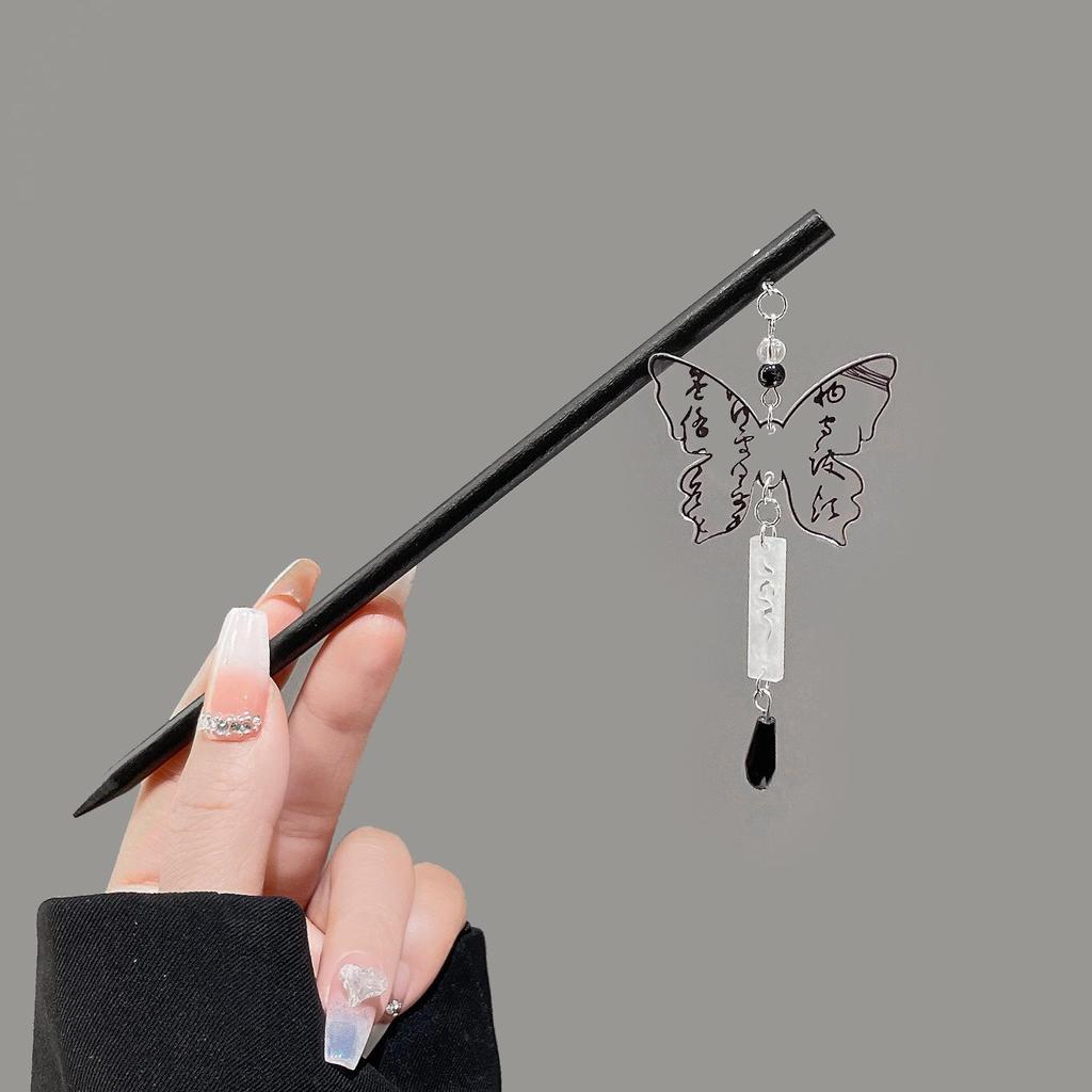 Exquisite Vintage-Inspired Tassel Hairpin for Women - Elegant Hanfu Cheongsam Style Headdress