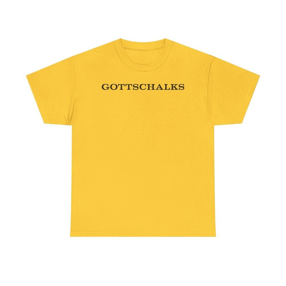 

Gottschalks Simple Black Text Department Store Logo T-Shirt S