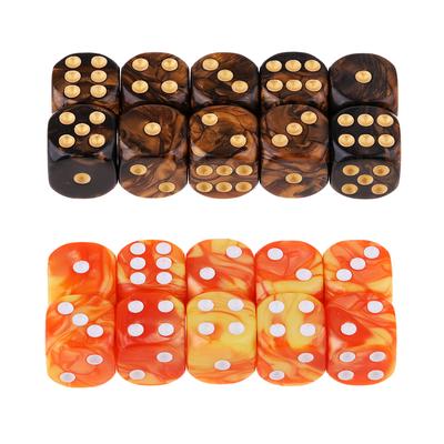 20 Stück 6seitige Spielwürfel 16 mm für Brettspiele und den Matheunterricht