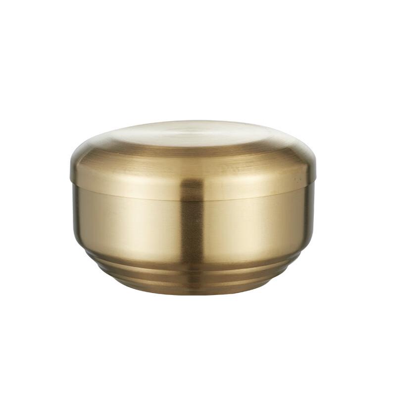 ZISIZ 304 Double-Layer Stainless Steel Rice Bowl with Lid