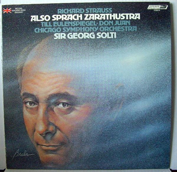 Виниловая пластинка RICHARD STRAUSS  CHICAGO SYMPHONY  Also Sprach Zarathustra  Till Eule CS6978 London Records 1976 США Классика Б/У