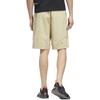 Men's Adidas Originals Y2K Shorts 2 Solid Color Logo Pattern Straight Sports Khaki HM8038