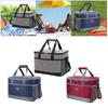 Large Capacity Thermal Lunch Box Bag 900d Frosted Oxford Cloth High Thickness Pearl Cotton Lining