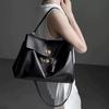 Nieuwe Stijlvolle Grote Capaciteit Platinum Tas, Dames Casual Veelzijdige Pendel Crossbody Tas, Moderne Neutrale Zakelijke Handtas