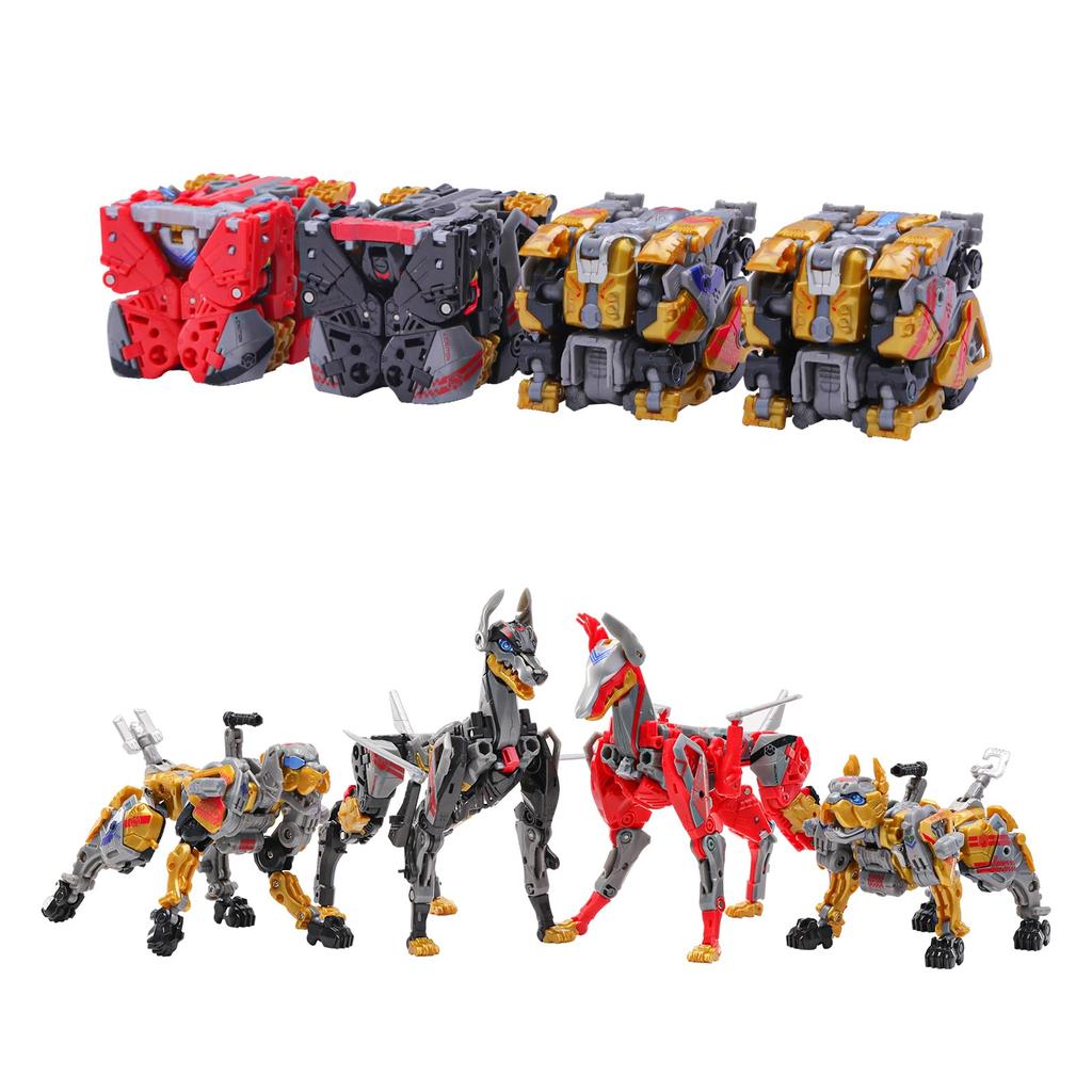 BEASTBOX 52TOYS BOTCON Exclusive of 4 Transforming The Four Robots Can Be Combined and Transformed Into Different Highly Articulated Action Transforms