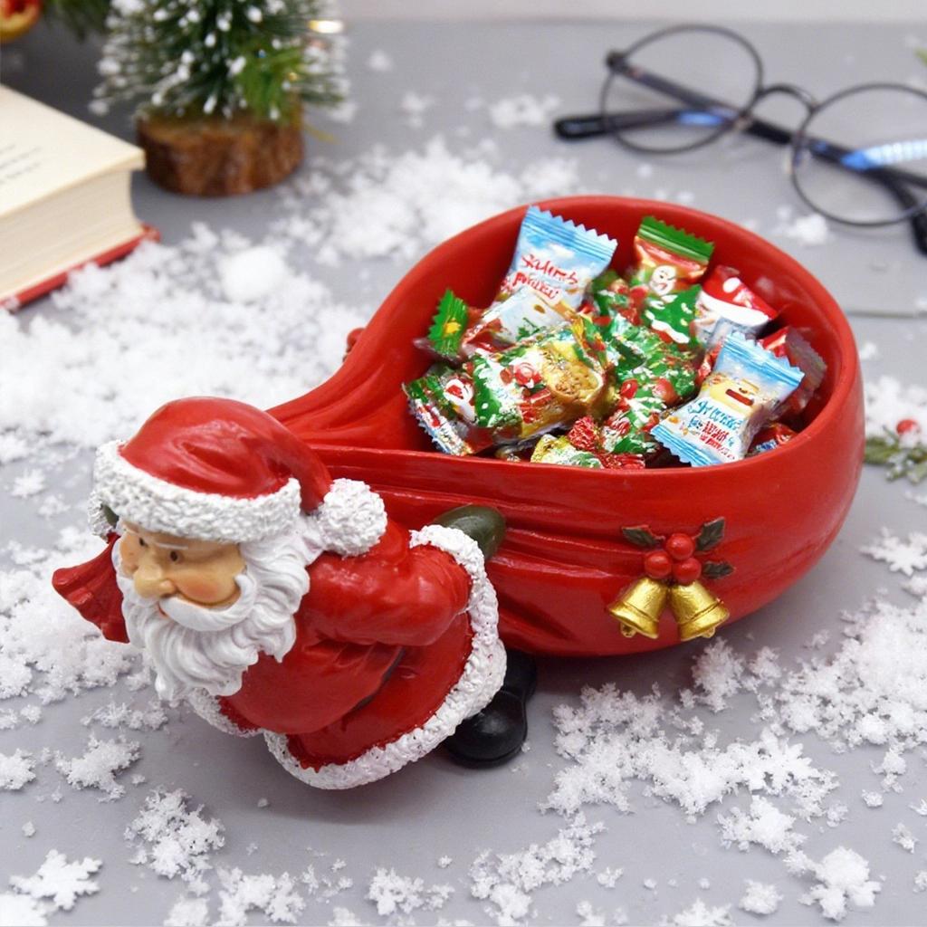 Newly Designed Santa Claus Resin Figurine - Creative Holiday Decoration Item, Tabletop Gift, Craftwork