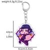 New Cute Cartoon Witch Hunter Double sided Keychain Backpack Pendant Personalized Accessories