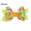 Girls Hair Accessories for Summer Cute Fruit Bow Clip, Artificial Leather Clips, Decorative Pins with Clips Matching Outfits