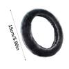 Nonslip Plush Steering Wheel Cover for Secure Hold Easy Installation for Cars SUVs Trucks Universal 14.5-15" Size