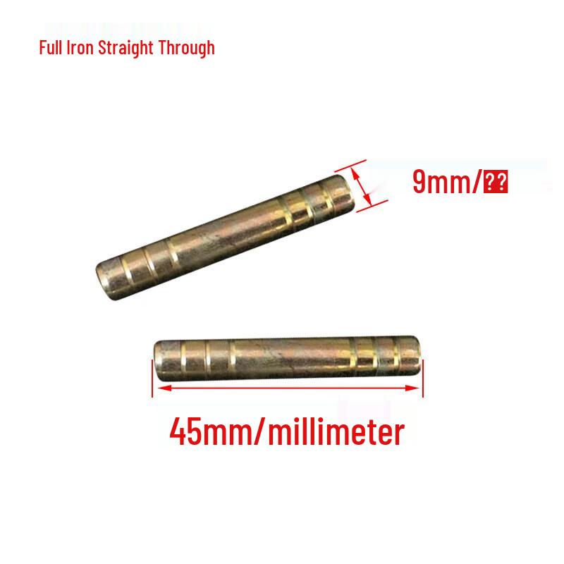 Jundingying 8-9mm Iron Straight Air Hose Connectors (5-Pack)
