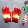 1 Pair LED Club Gloves Adjustable Flashing Modes Anti-slip Button Batteries Powered