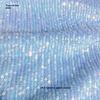 Sequin Bead Embroidery Elastic Mesh Fabric for DIY Sewing Stage Costumes Dress Scarf Clothing Fashion Cloth By The Meter