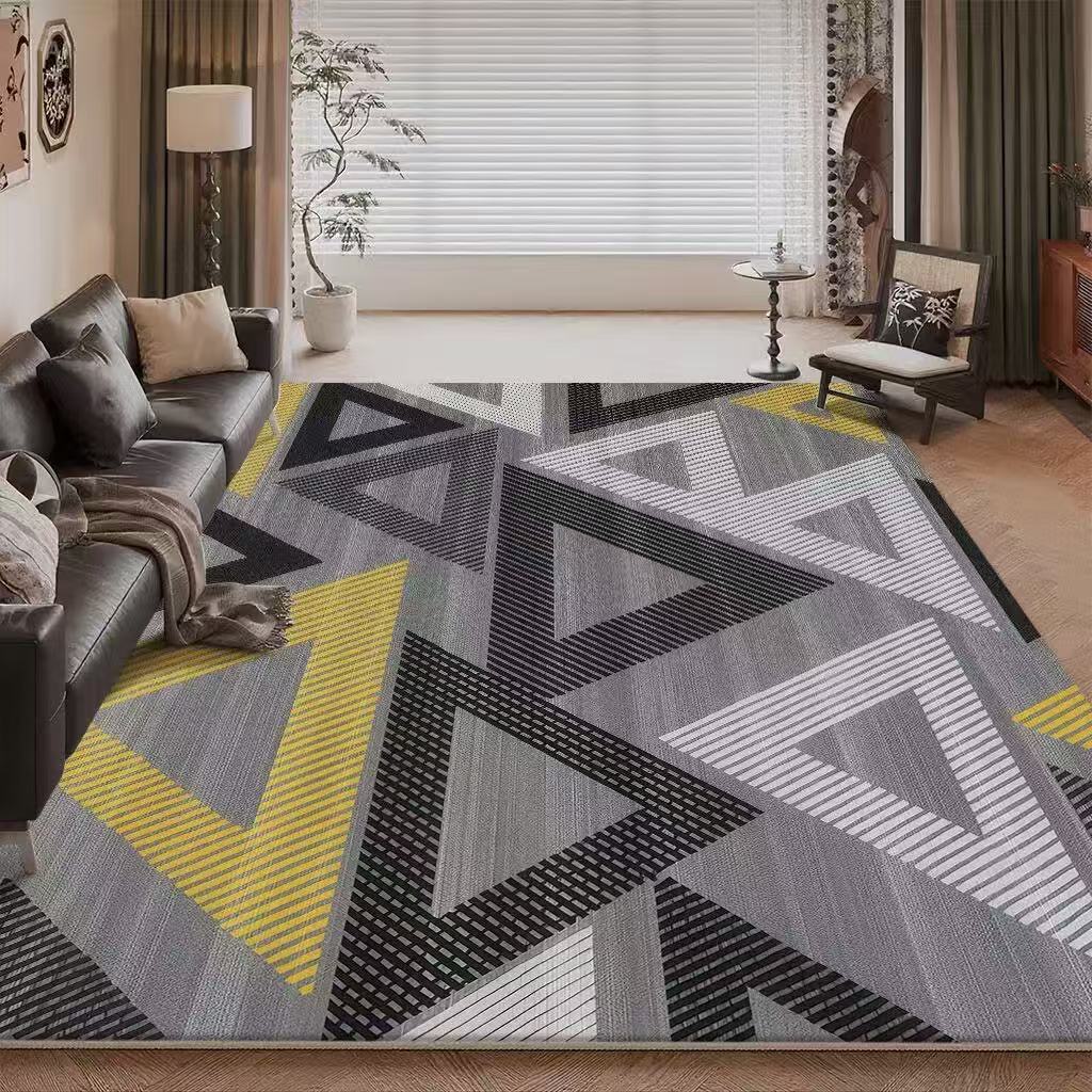 Living Room Carpet Sofa Coffee Table Decorative Carpet Dirt Resistant and Easy To Maintain Large Area Carpet