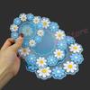 Silicone World 1 ks Podložky pod hrnky Sakura Daisy PVC Měkké podložky Podložka pod misku Podložka pod hrnec Podložka pod talíř Tepelná izolace Prostírání na jídelní stůl