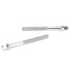 6PCS Metal Material Drum Tension Rods Silver Percussion Replacement Screws  For Jazz Drum Kit
