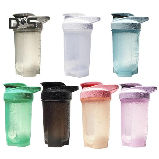 Protein Shaker Cup with Blender Ball 500ml Wide Mouth Shaker for Easy Mixing Portable Whey Protein Shaker Bottle for Sports Travel Camping