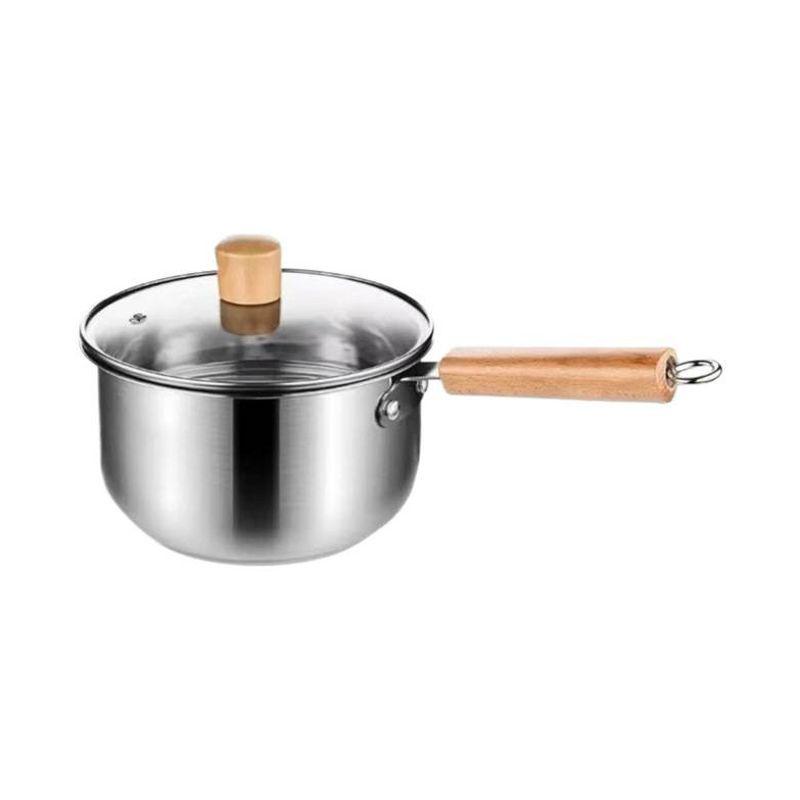 Stainless Steel Non-stick Baby Milk & Food Pot with Steaming and Boiling Functions