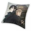 Sherlock John Watson 221B Pillowcase Polyester Linen Velvet Creative Zip Decor Throw Pillow Case Home Cushion Cover 18"