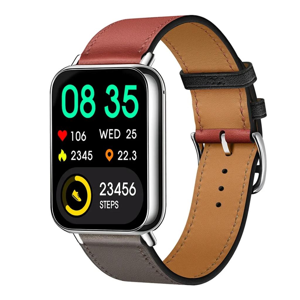 Leather Loop Strap for Redmi Watch 5 Watch 4 Band for Xiaomi Mi 9 Pro Active Wristband Bracelet Mi Band 8 Pro Correa Accessories