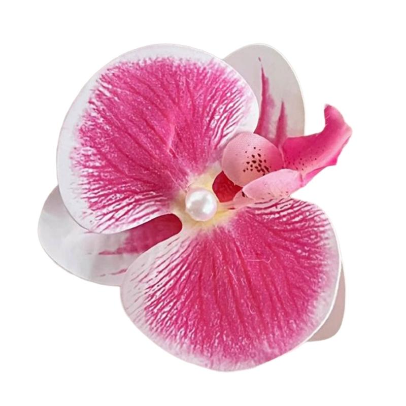 Eleganter Blummen-Haarclip Einzigartige Haarspangen Große Blume Acryl-Haarclip Schicke Haarnadel für Hochzeiten und Partys
