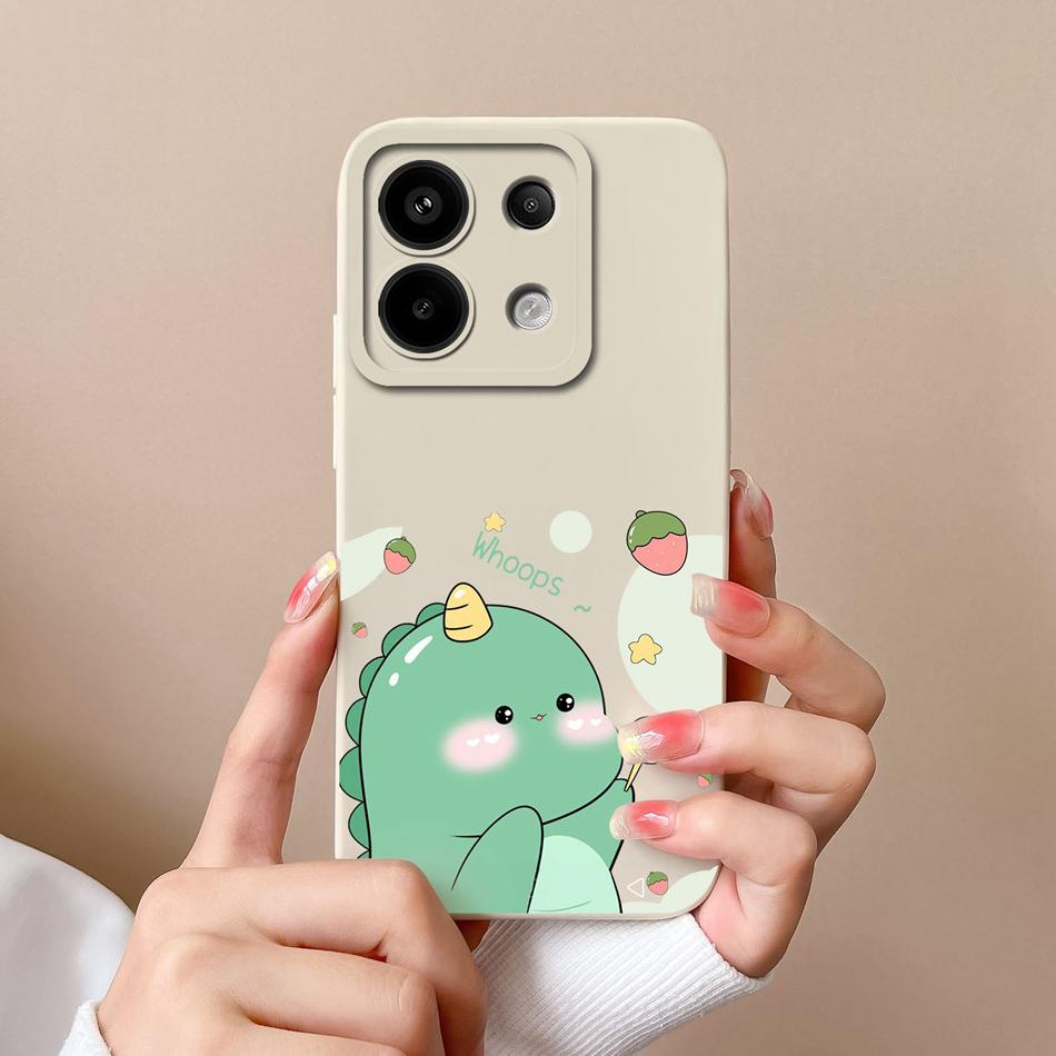 Case For Xiaomi Poco X6 Pro Anime Soft Liquid Silicone Full Protection Shockproof Phone Cover For PocoX6 X6Pro Protector Coque
