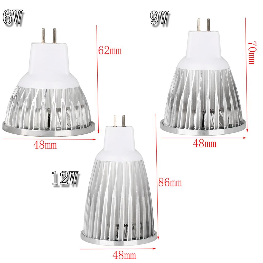 Dimmable Led Spotlight 6w 9w 12w Decorative Lamp Vintage Spot E27 Energy-saving Lights Bulb Room 3000k/4500k/6500k Light Cob