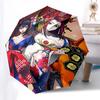 1pc Anime Character Outdoor Umbrella - Floral Design - Automatic Opening & Closing - Portable 3-Fold Design - 8-Bone Iron Frame - Festival Gift -