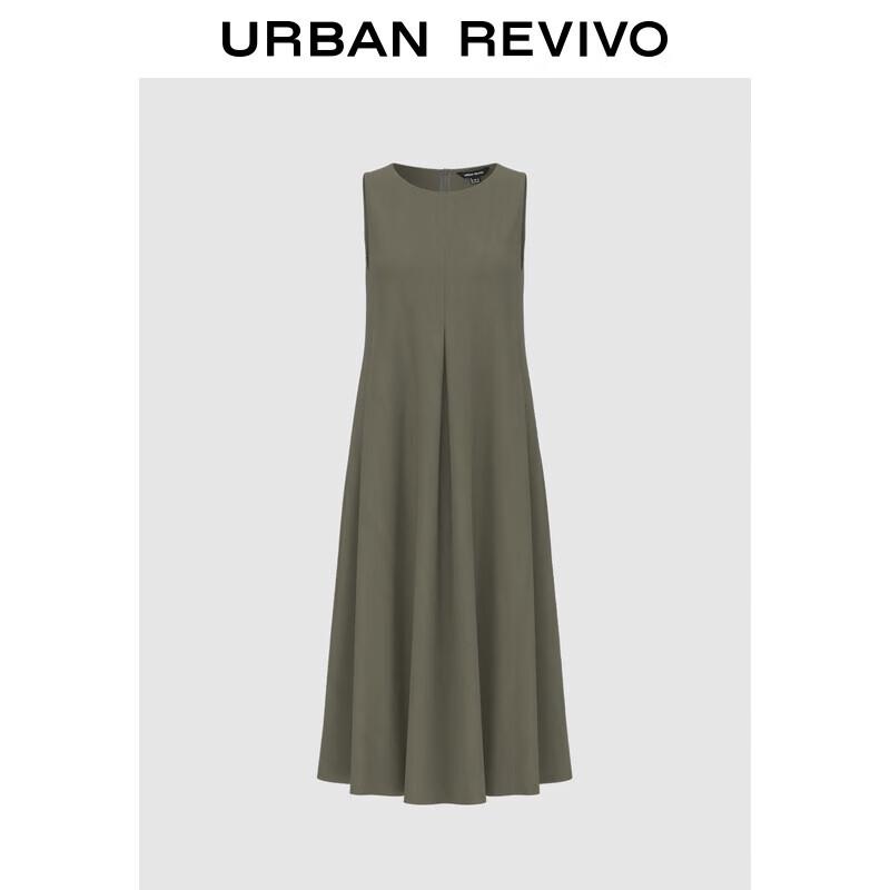 

UR 2025 Autumn French Style Sleeveless A-Line Dress L