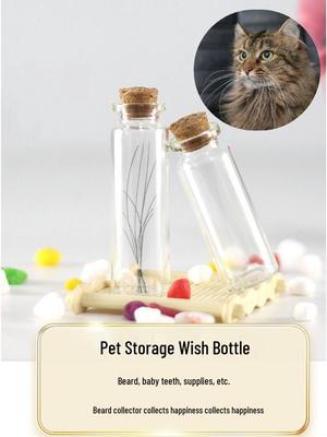 Kitten Whiskers & Baby Teeth Keepsake Bottle