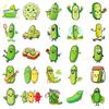 50 Pickle Pickle Cartoon Stickers Diy Luggage Notebook Water Cup Decorative Stickers