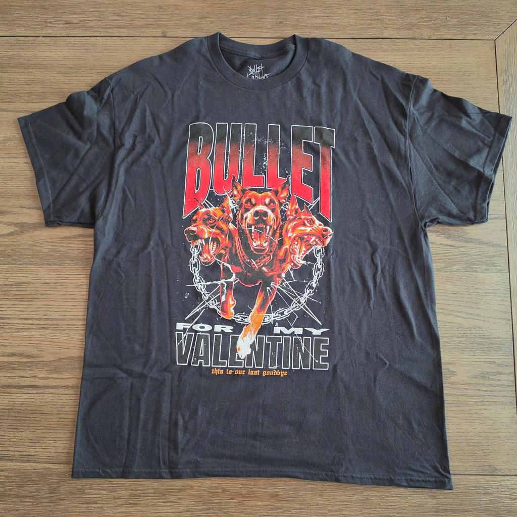 Bullet For My Valentine Cerberus Band Tee Black XL This Is Our Last Goodbye Unisex T-Shirt