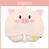 Cartoon Memory Foam U Shape Pillow With Hood For Adults