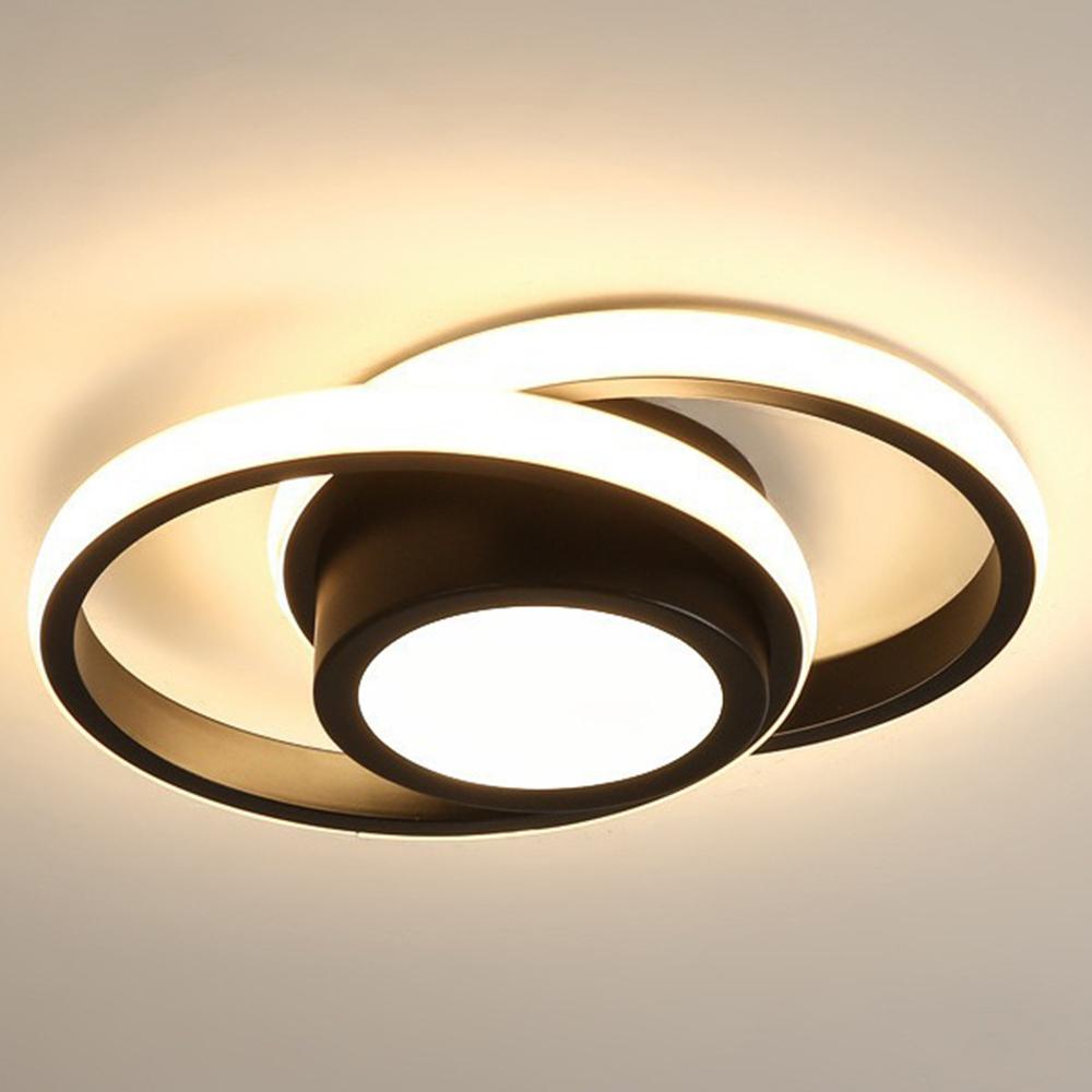 Round LED Ceiling Light 3 Color Temperatures Flush Mount Light for Kitchen Bedroom Laundry Closet Room