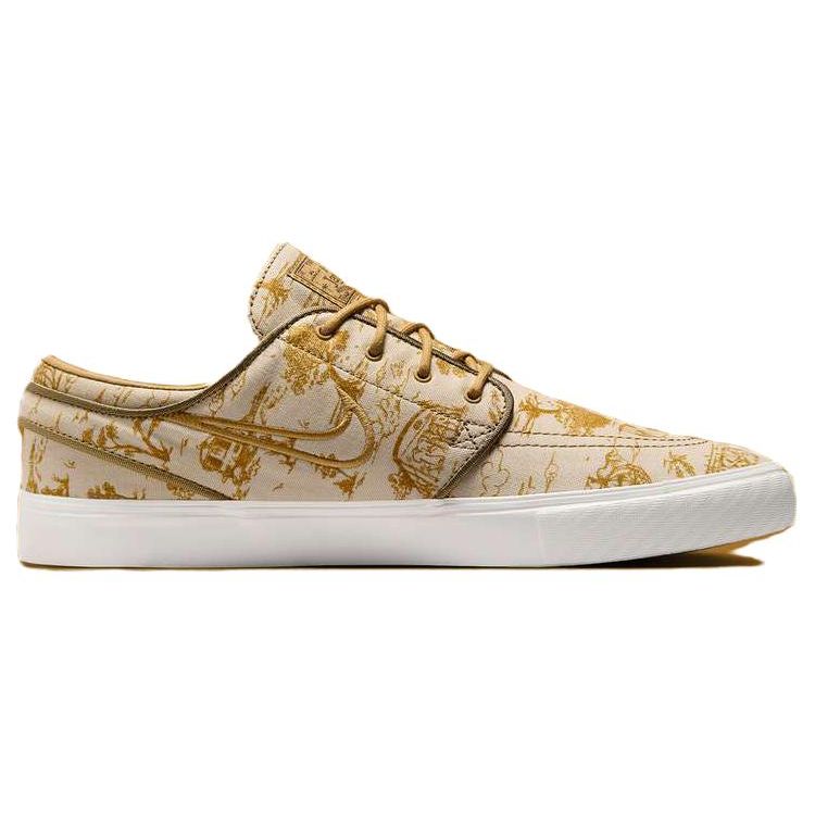 Nike Herren Zoom Stefan Janoski OG+ SB City of Style Pack Unisex Sneaker Tan Sesame Flat-Gold FD6641-200