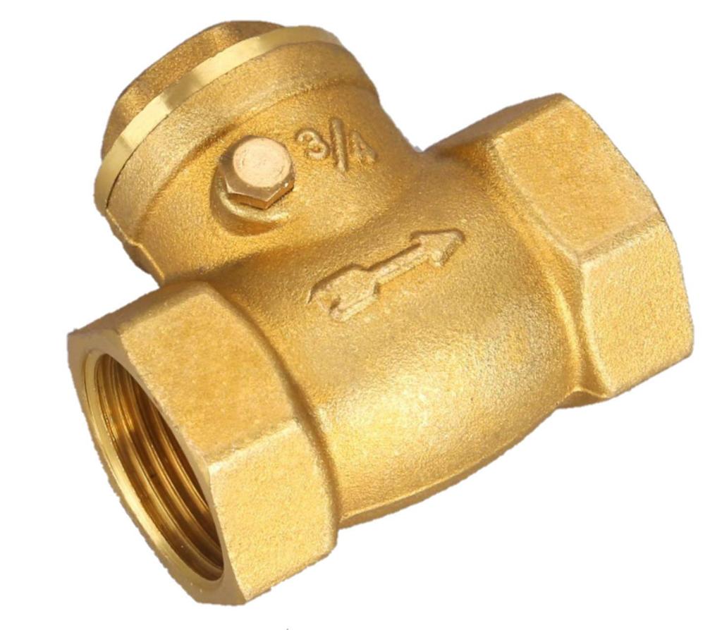 Heizi DN20 3/4 Check Valve, Check Valve, Brass with Arrow, Gas Heater, , Air, , , Acidic Gas