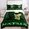 3pcs Matrix, Survived Cover Set,Soft Comfortable Duvet Cover,Guest Room (1*Duvet Cover + 2*Pillowcases, Without Core) Yy251024047