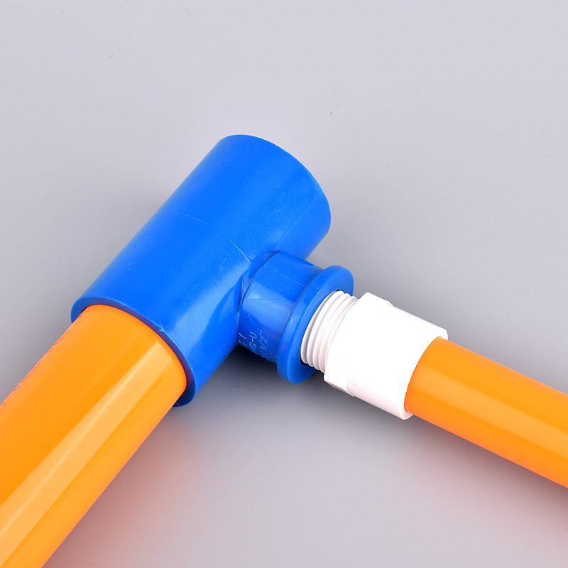 Grey/Blue/White PVC Direct Connector 1/2" ~2" Male/Female Thread To 20/25/32/40/50/63/75mm Garden Irrigation Water Pipe Joint
