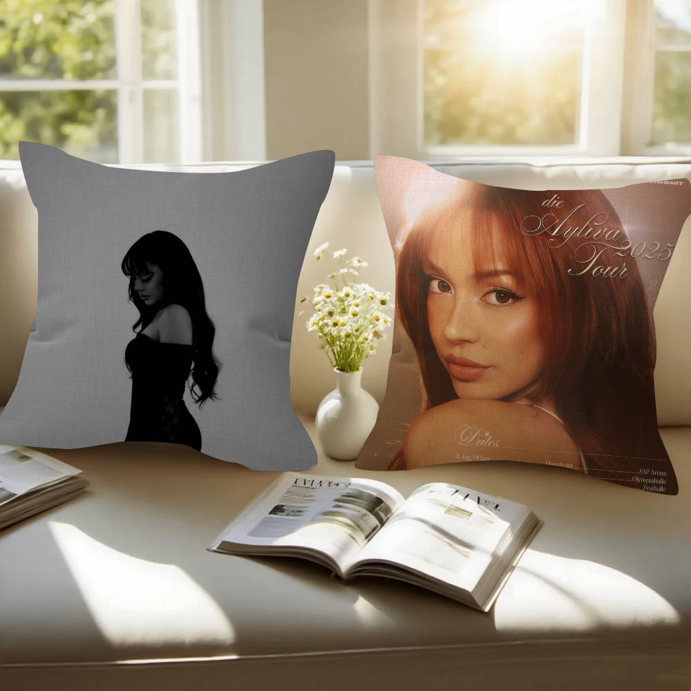 Beauty A-Ayliva German Singer Pillow Anime Pillow Sofa Bed Head Pillow Cover Cushion Cover Fashion