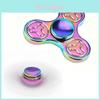 Stunning Rainbow Color Tri Fidget Spinner Crafted From Top-tier Materials For All Ages