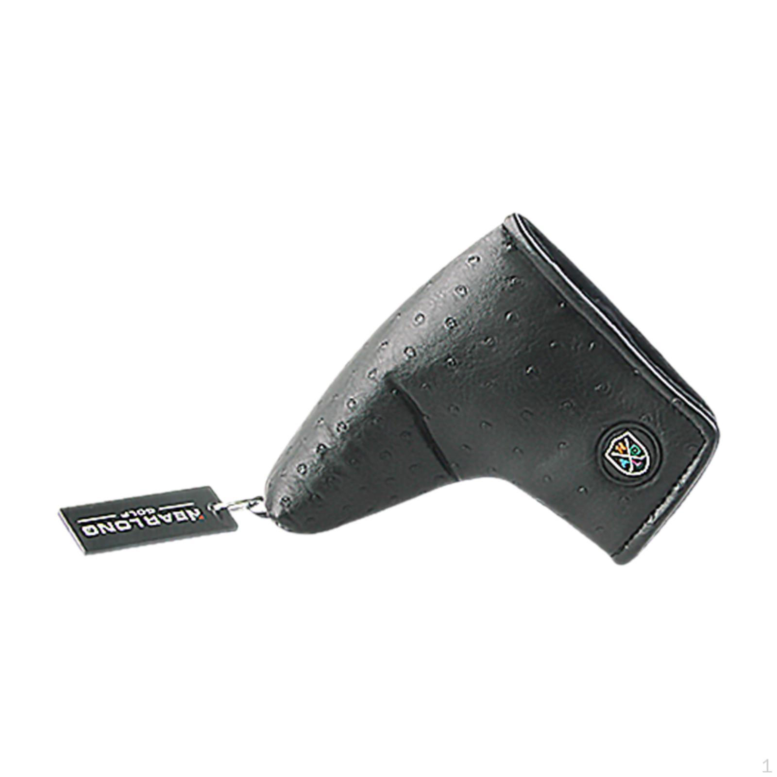 

Golf Club Cover Headcover Wrap Putter Head Ostrich patternBlack