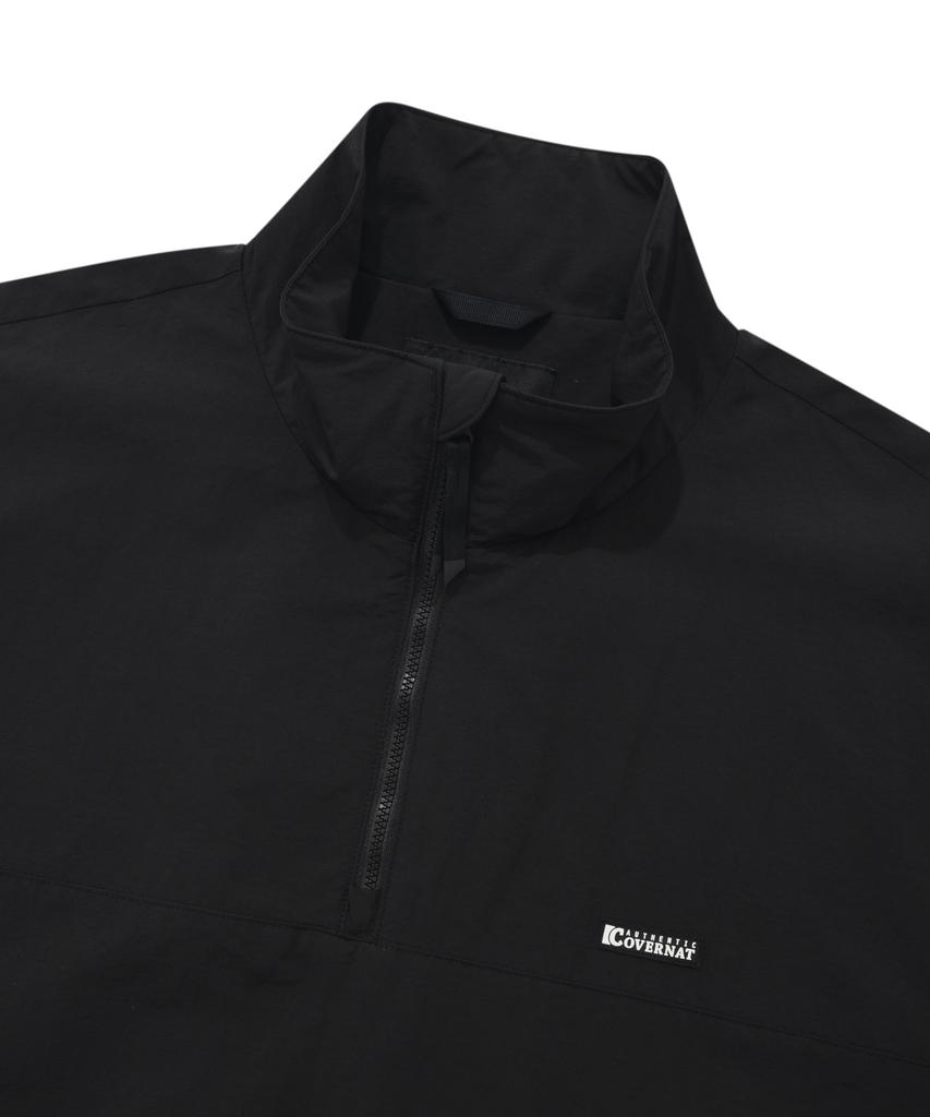 Covernat Windbreaker Anorak Jacket Black