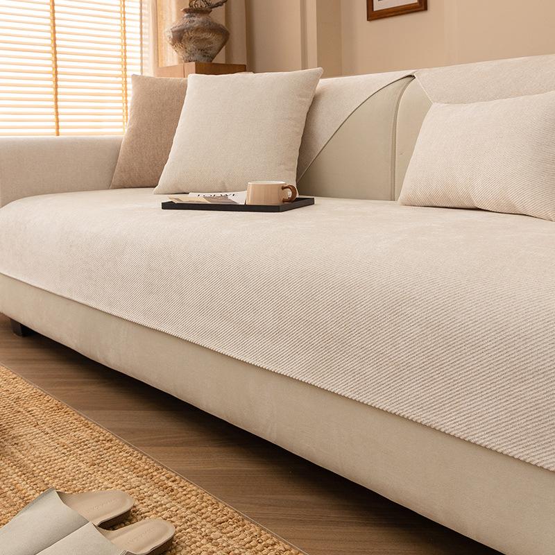 

New Sofa Cover Cover Cloth All-Season Non-Slip Seat Cushion Washable Solid Color Cross-Border Chenille Sofa Cushion 70*70cm