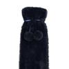 Sophia Layers Soft Faux Fur 1.7L Long Hot Water Bottle - Navy Blue