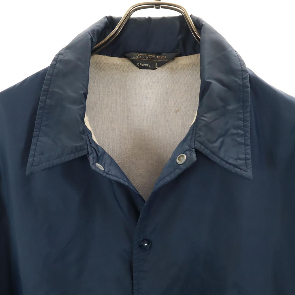 JCPenney 70s 80s Vintage Coach Jacket L Navy Men's Used