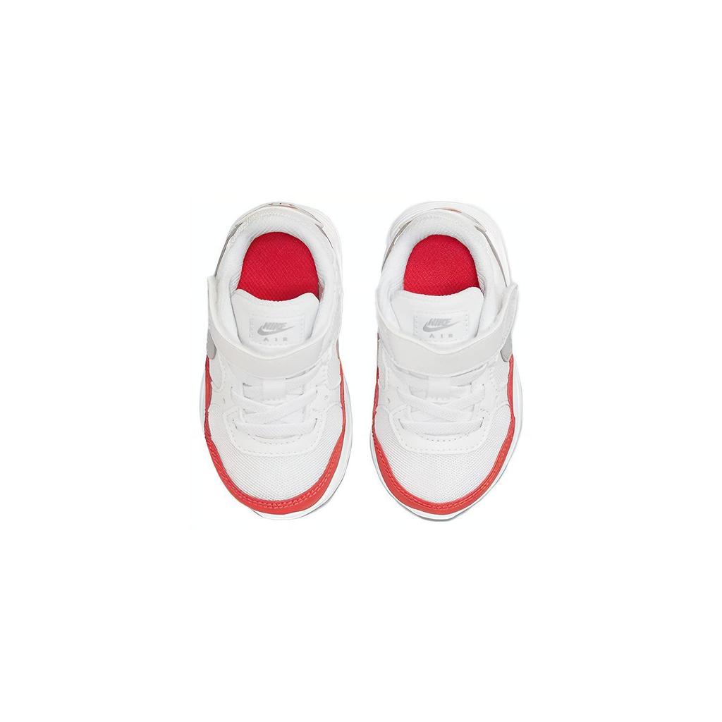 Nike Air Max SC TD White University Red Baby Sneakers Black Wolf-Grey CZ5361-108