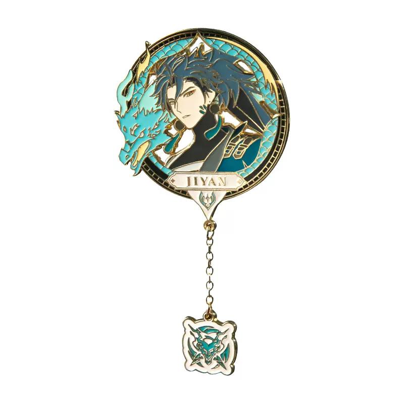 

Sunsyea Wuthering Waves Official Merch Original Authentic Theme Series Metal Badge Jiyan Yinlin