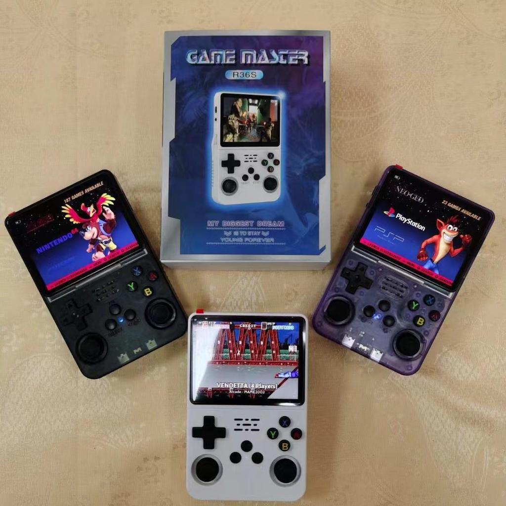 R36S Handheld Retro-Spielekonsole: Dual-System, Tragbare Linux-Arcade, PS1-kompatibel