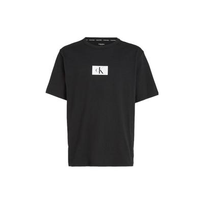 Sudadera de cuello redondo SS23 Estampado de letras Manga corta Camiseta para hombre Tops Negro 000NM2399E-UB1