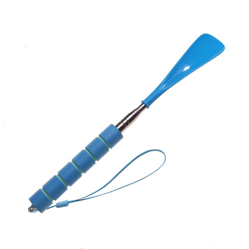 Professioneller Schuhanzieher ausziehbarer Edelstahl Schuhhelfer mit rutschfestem Griff Heimgebrauch langer Griff Schuhanzieher