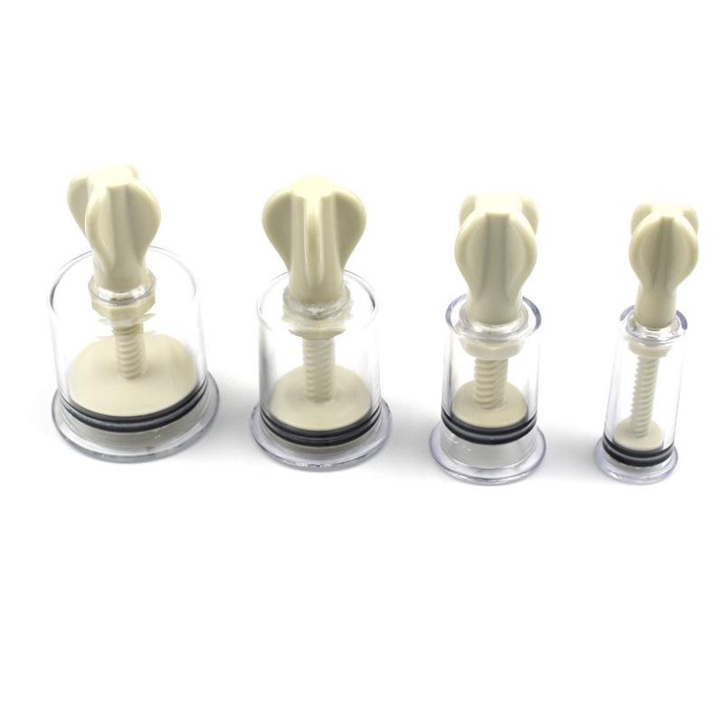 Women's Nipple Suction Cup Massager & Clamp - Vacuum Suction Training & BDSM Flirting Toy